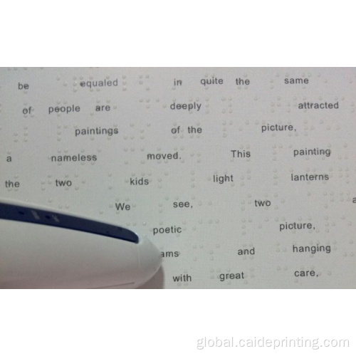 Blind printing books Braille products Braille printing